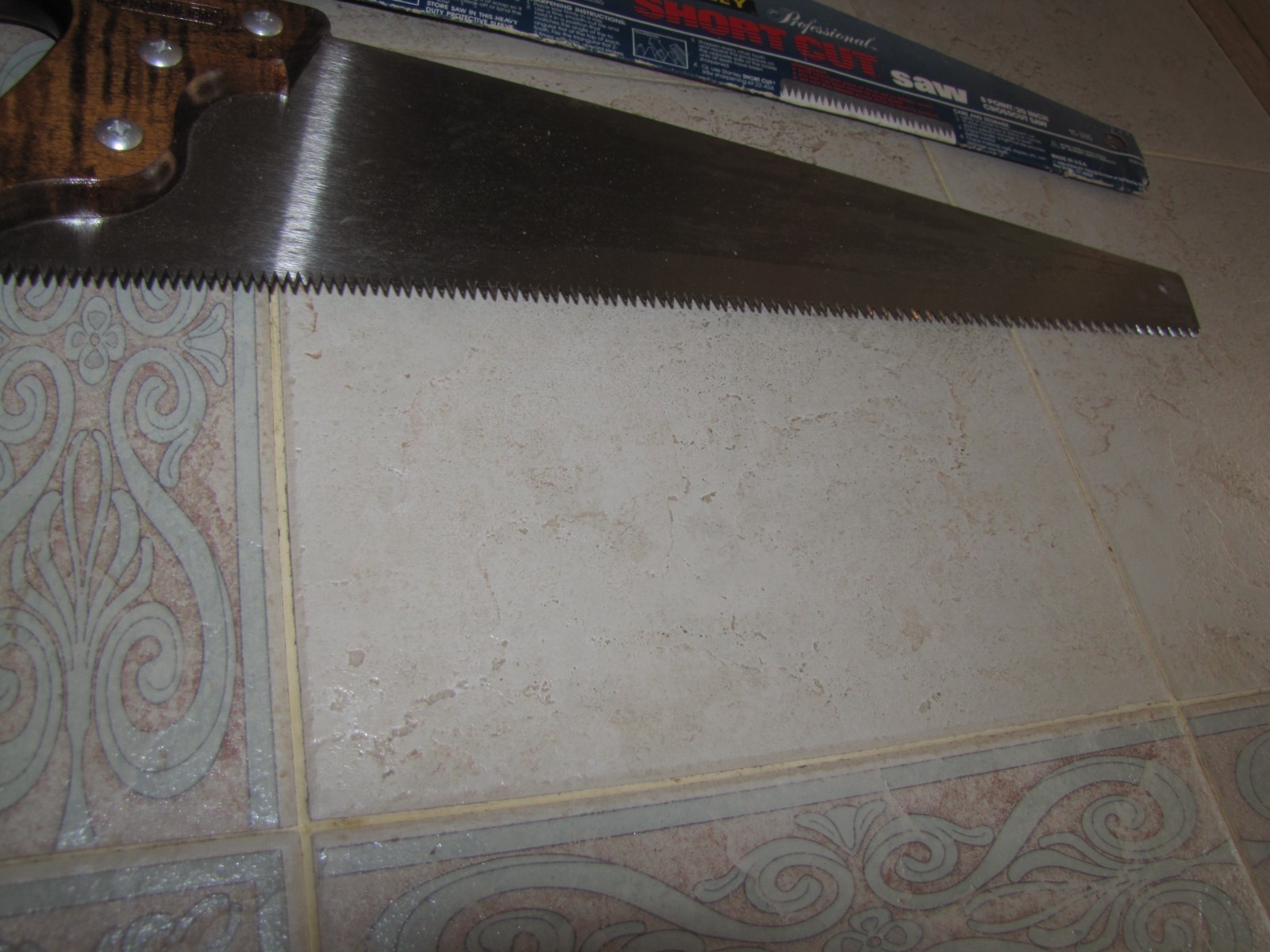 Stanley shortcut crosscut Saw 8 point , Hardwood Handle,20 ” Blade good used