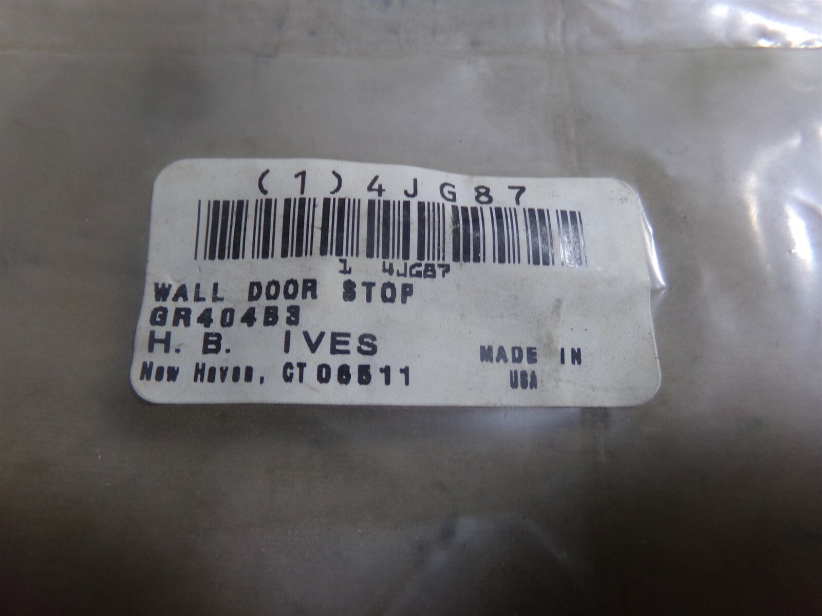 NEW Wall Door Stop Brass GR404B3 4JG87 *FREE SHIPPING*