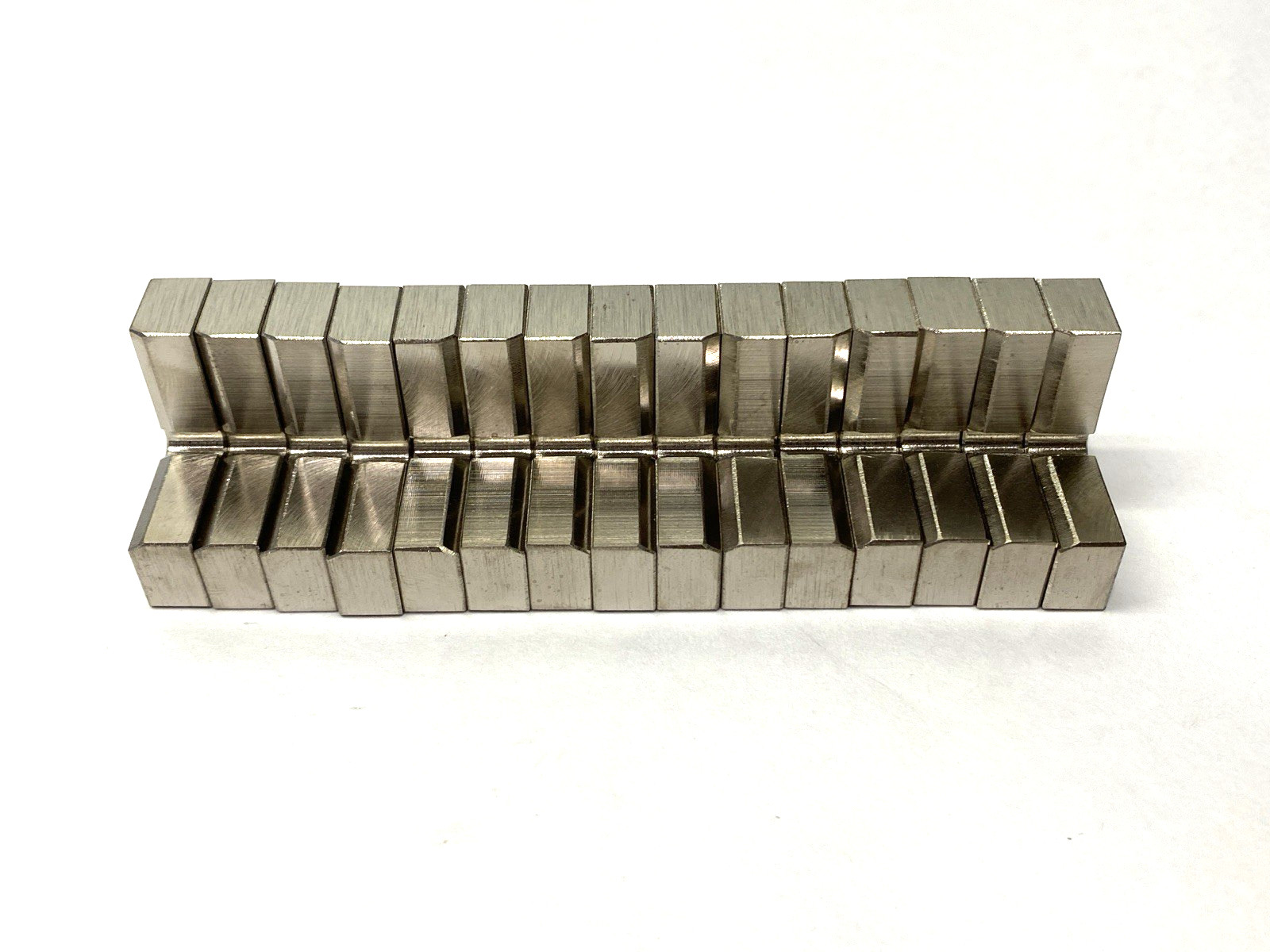 Misumi WGLMC-30-8-12 L-Shaped Guide 30 x 8 x 12mm 1045 Carbon Steel LOT OF 15