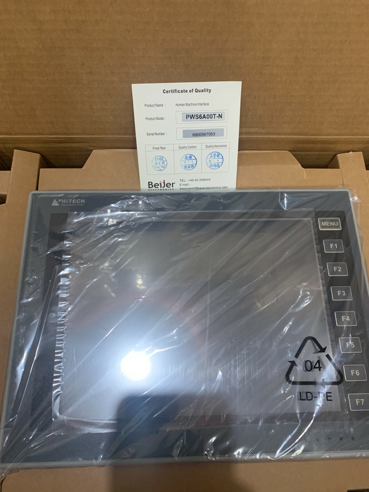 In Stock NEW Hitech PWS6600S-P HMI Touch Screen 5.7 inch 1PC
