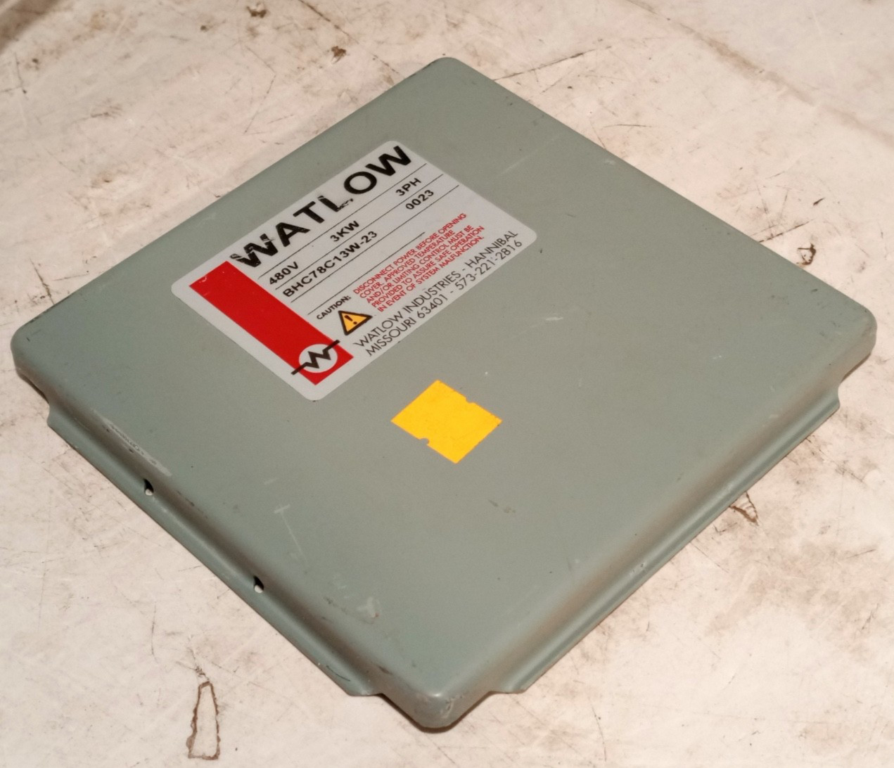 Watlow BHC78C13W-23 Immersion Heater Element 480V 3KW 3 Phase, As Shown
