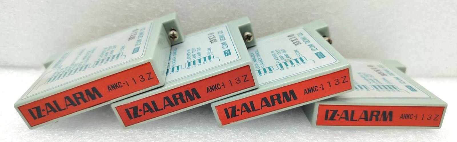 IZUMI DENKI IZ-ALARM ANKC-113Z 33X10 ANNUNCIATOR LOT OF 4 PCS USED FAST SHIPPING