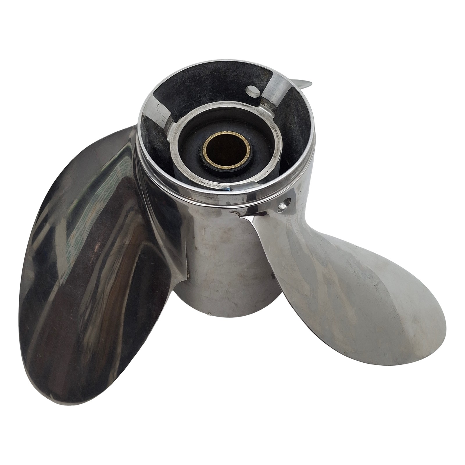 OMC Evinrude Johnson Raker 3855154 Propeller, 14-1/2″ x 22″ Pitch, LH, 19 Spline