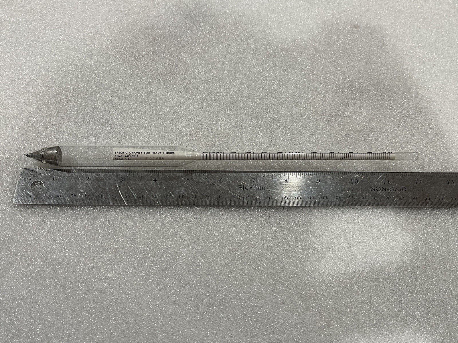 KIMBLE GLASS COMPANY 31260 SP. GR. HYDROMETER (HEAVY LIQUID) 1.000-1.220