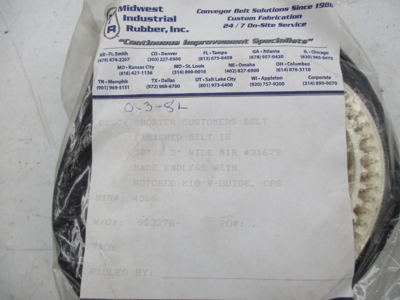 MIDWEST INDUSTRIAL RUBBER 31679 NSMP