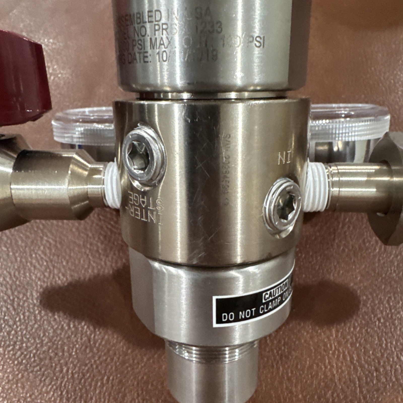 PROSTAR Platinum PRS301233 High Purity Dual Stage Pressure Regulator
