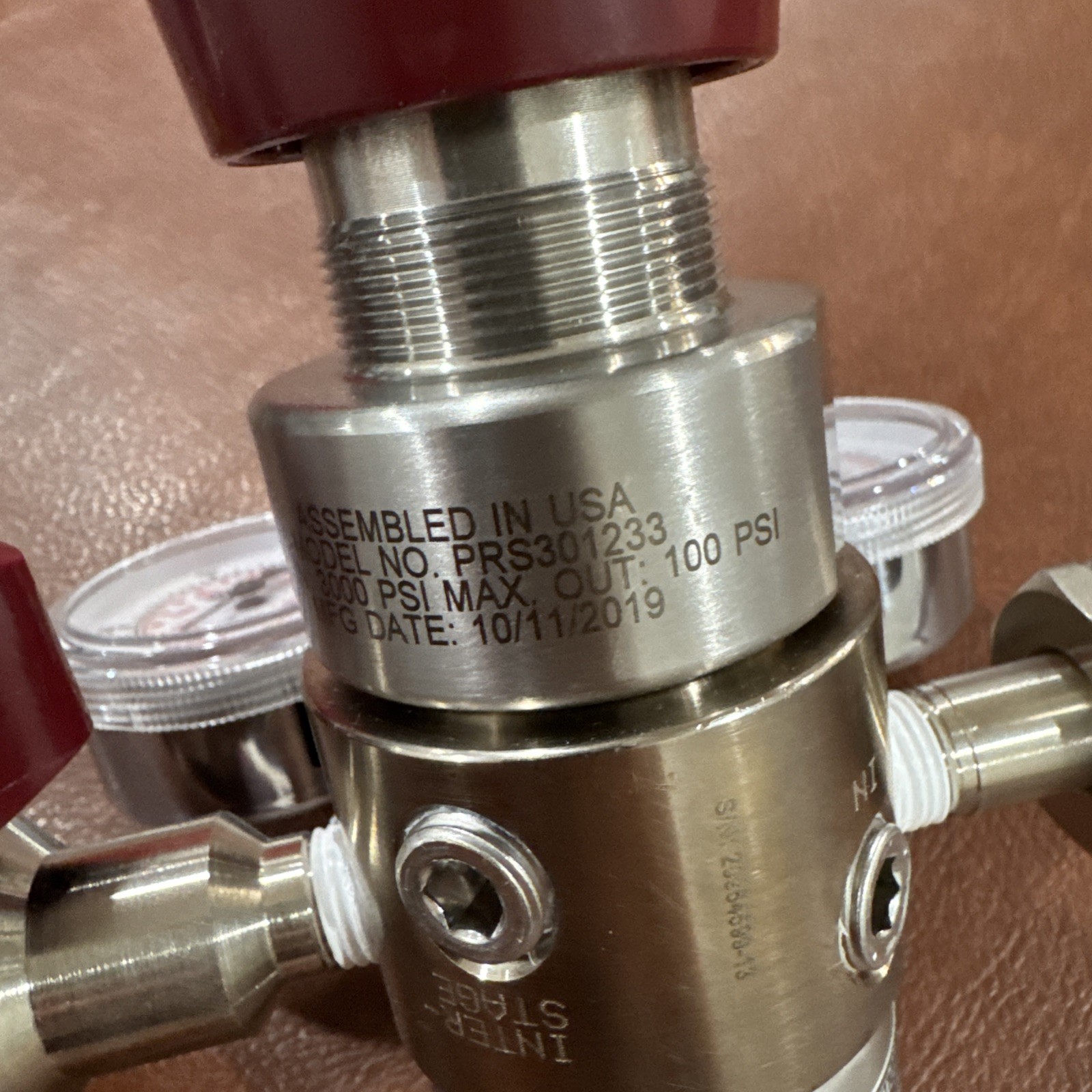 PROSTAR Platinum PRS301233 High Purity Dual Stage Pressure Regulator