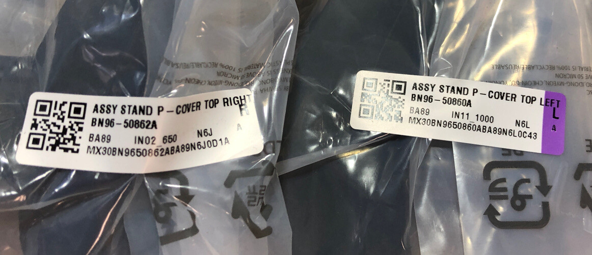Samsung LEGS LEFT & RIGHT, BN96-50860A & BN96-50862A, SHIPSAMEDAY