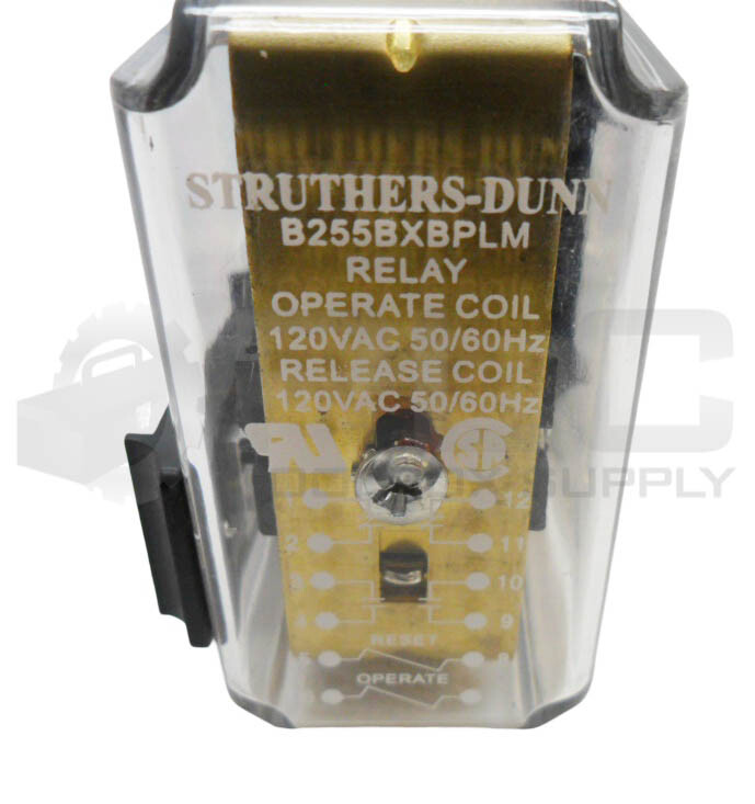 NEW STRUTHERS DUNN B255BXBPLM RELAY 120VAC 50/60HZ I554012