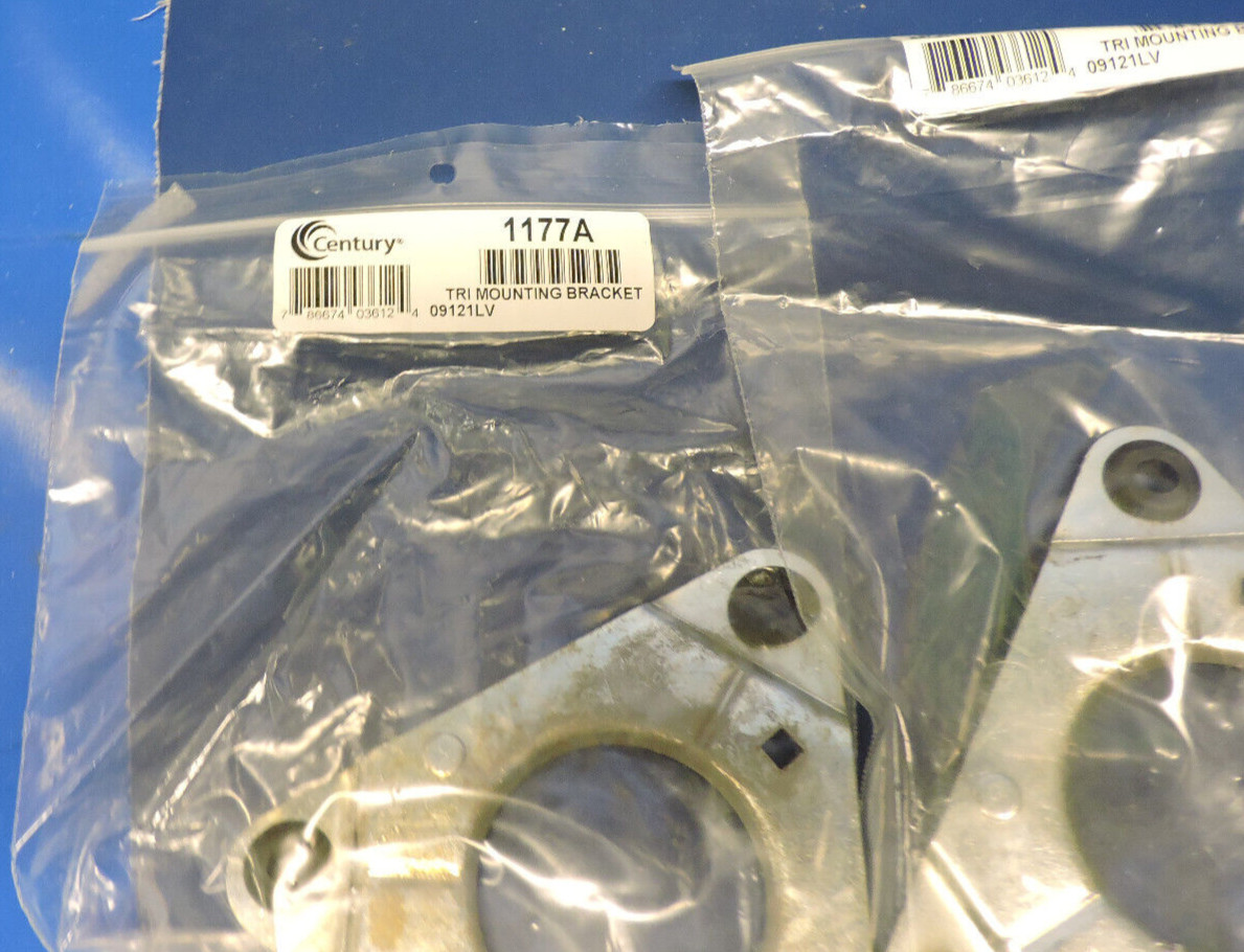 Century Tri Mounting Plate 3pt 4.38BC for 3.3″ Motors – 1177A Lot of 4