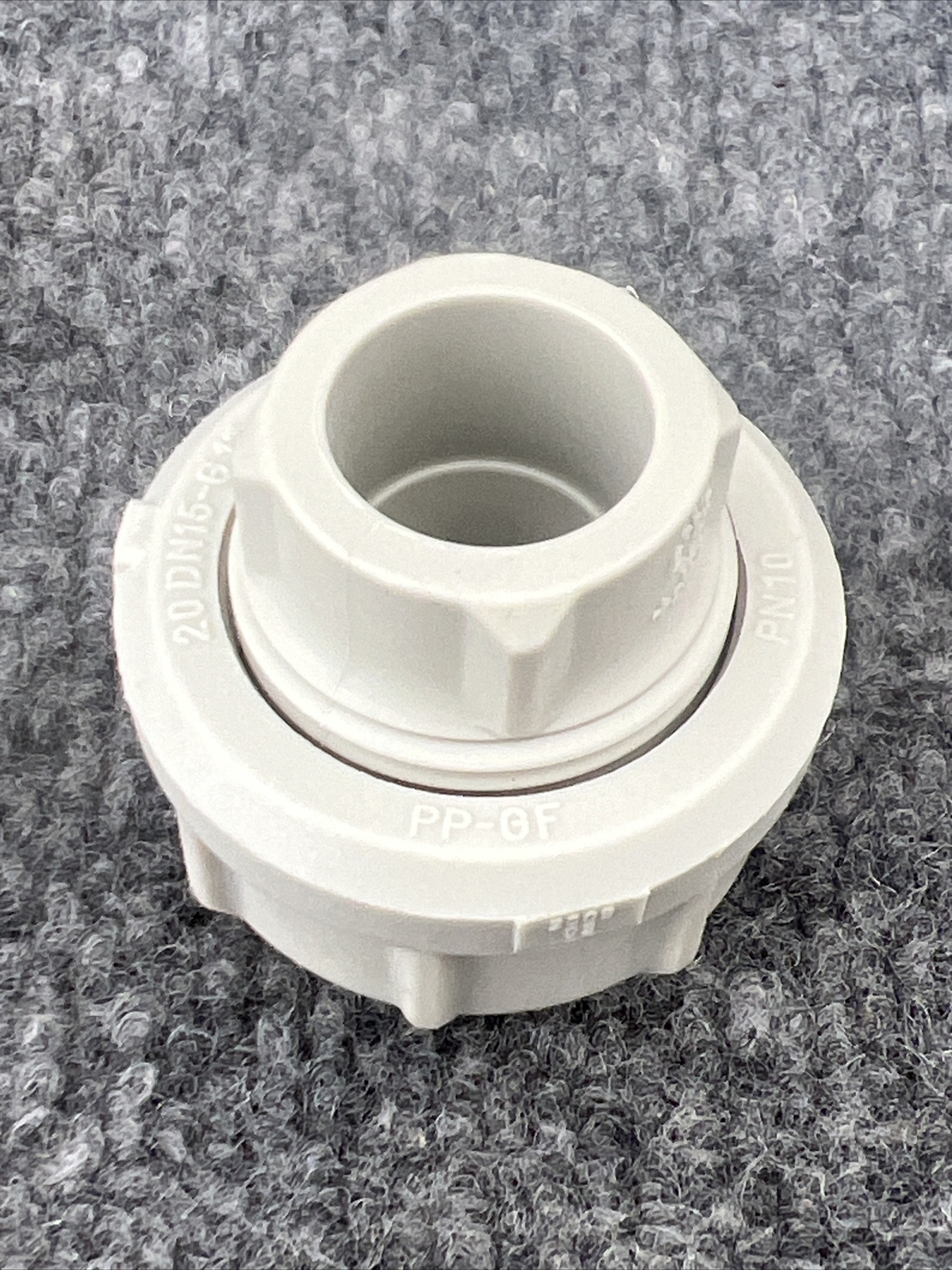 George Fischer 727.520.156 1/2″ PP Viton FPM Pipe Union Socket-Fusion 20MM New