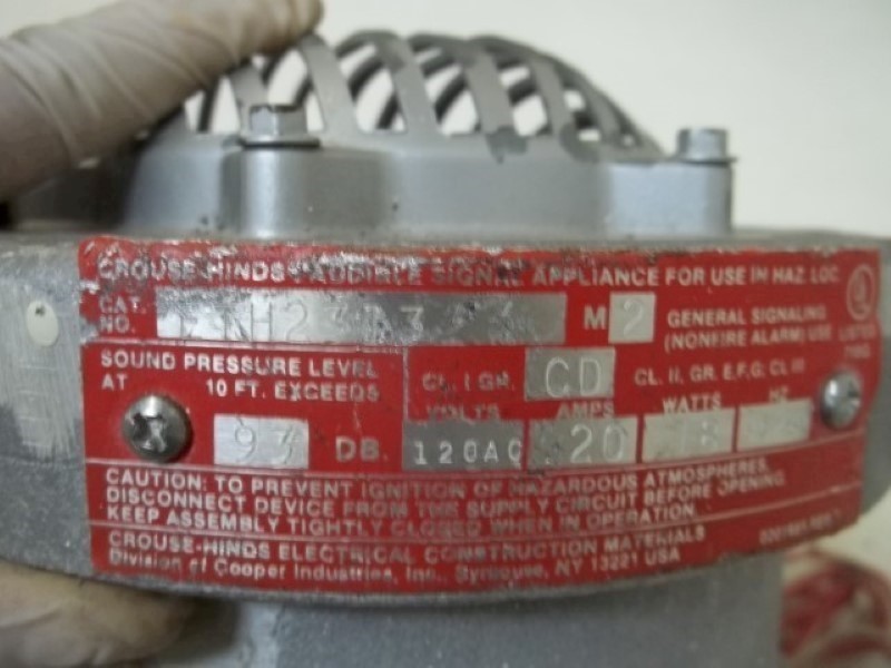 CROUSE-HINDS ETH2313 HORN UNMP