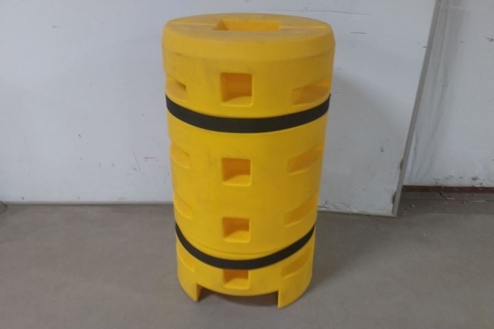 Sentry CS2442-10S 42 In Overall Height LLDPE Yellow Column Protector