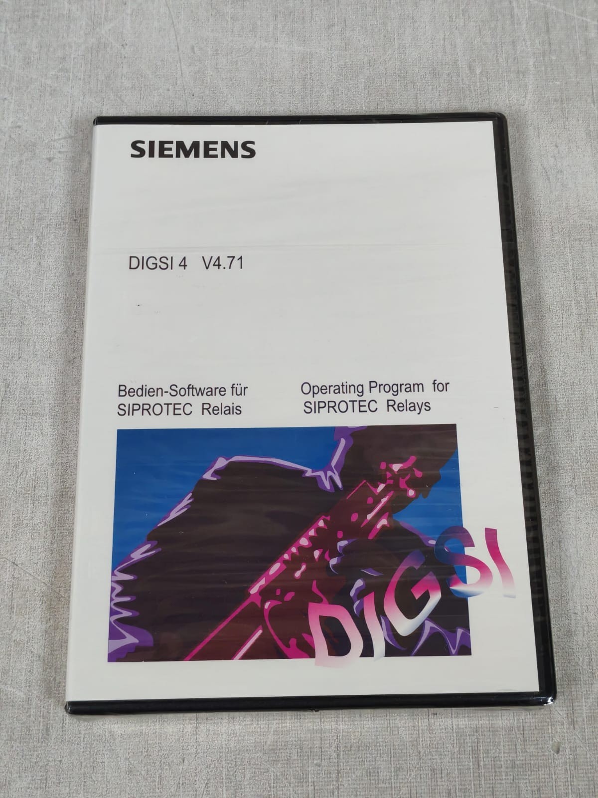 SIEMENS DIGSI4 V4.71 7XS5400-0AA00 BASIS CD-VERSION OPERATIING PROG.FOR SIPROTEC