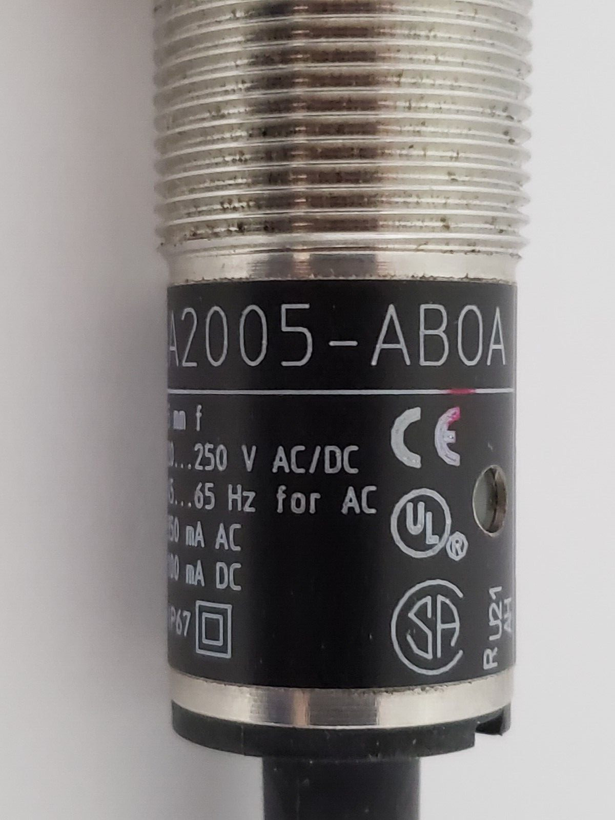 EFECTOR IFM IGA2005ABOA PROXIMITY SENSOR 2 WIRE 20-250V AC/DC (IG0305)