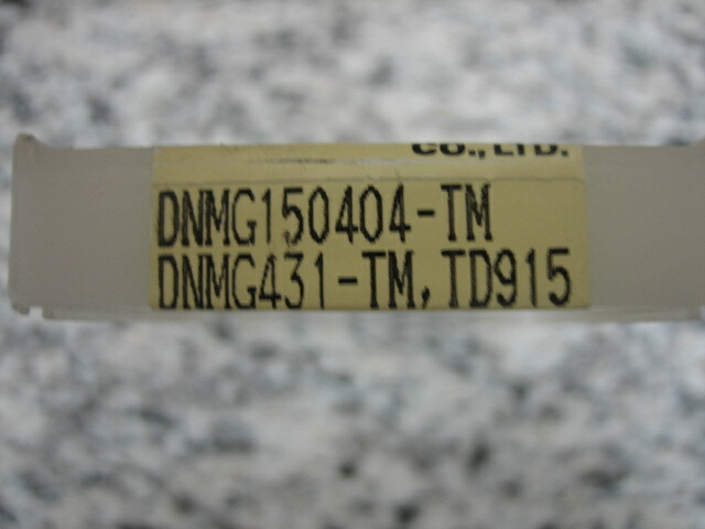 TUNGALOY DNMG 431 COATED GRADE TD915 FOR STEELS / STAINLESS STEELS