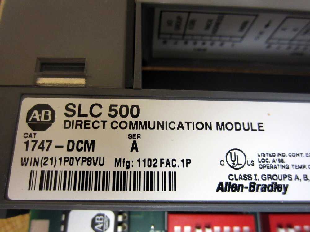 Allen Bradley 1747-DCM DCM 1747DCM Ser A Fac.1P
