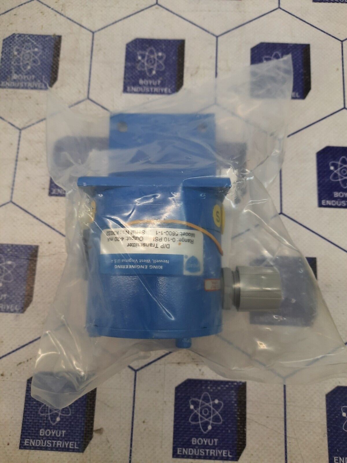 KING-GAGE D/P DIFFERENTIAL PRESSURE TRANSMITTER 0-15 PSID 5600-1-1