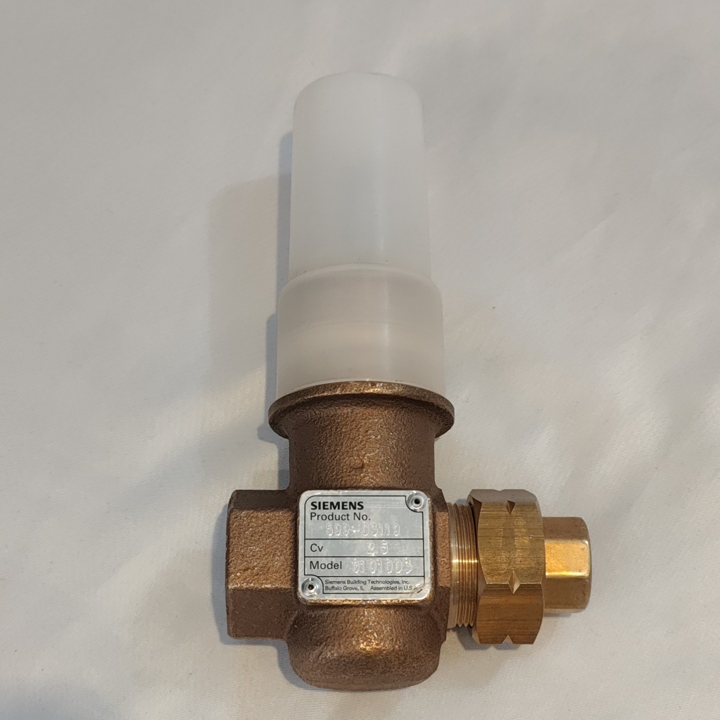 Siemens Flowrite 599-03119 2-Way N/C Brass Equal Percentage Valve Body 1/2″