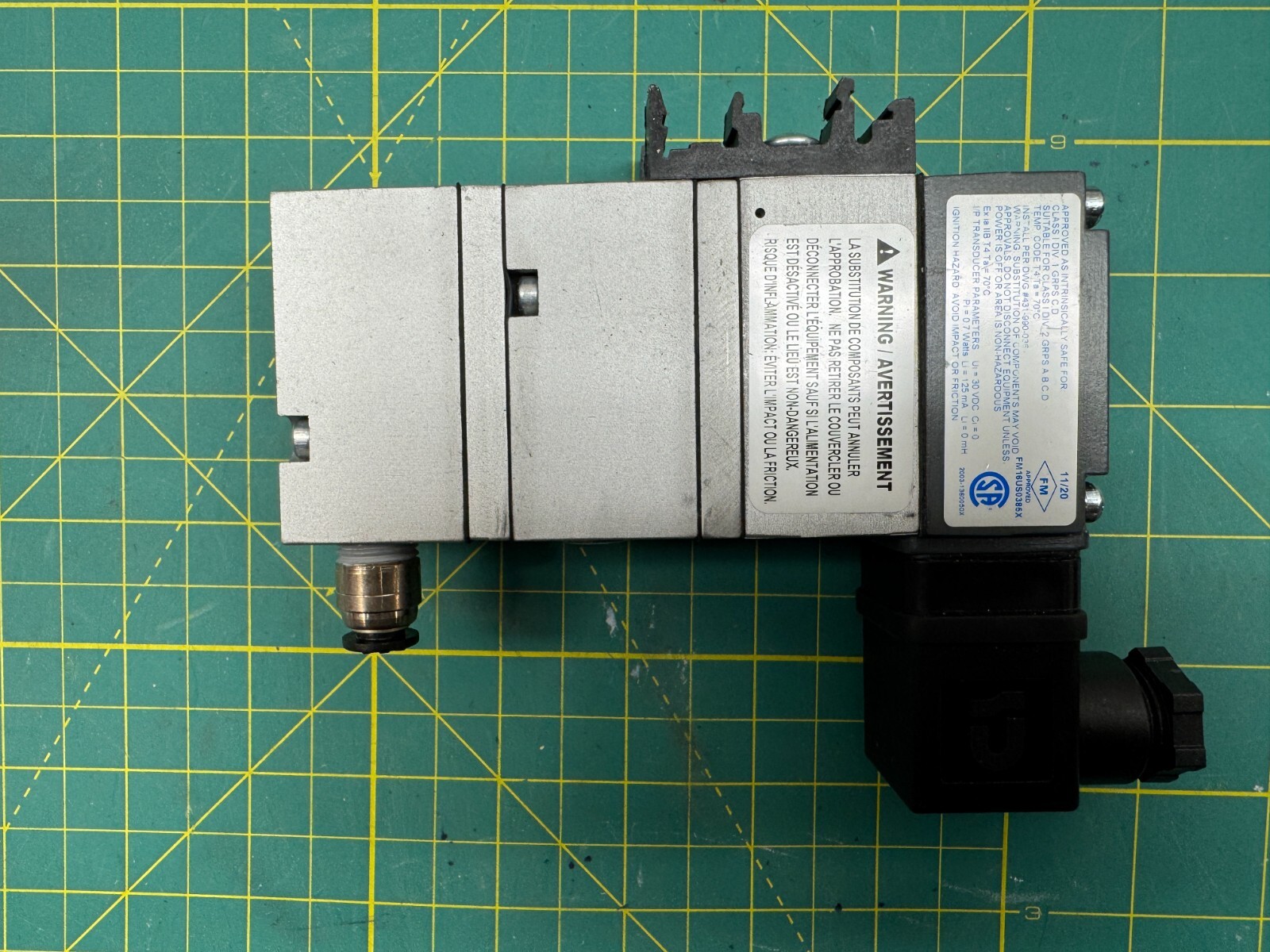 CONTROLAIR 550X 550-AKD 4-20mA 0-120 PSIg electric to pneumatic transducer -USED