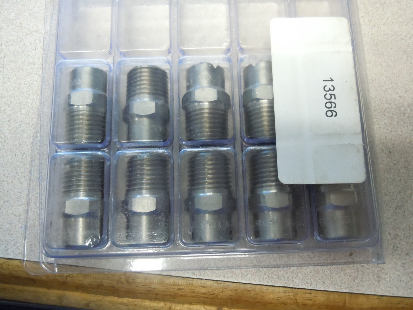 Bete NF 1565 303 Stainless Steel Nozzle (1/4″) lot of 10 pieces. Bulk shipping