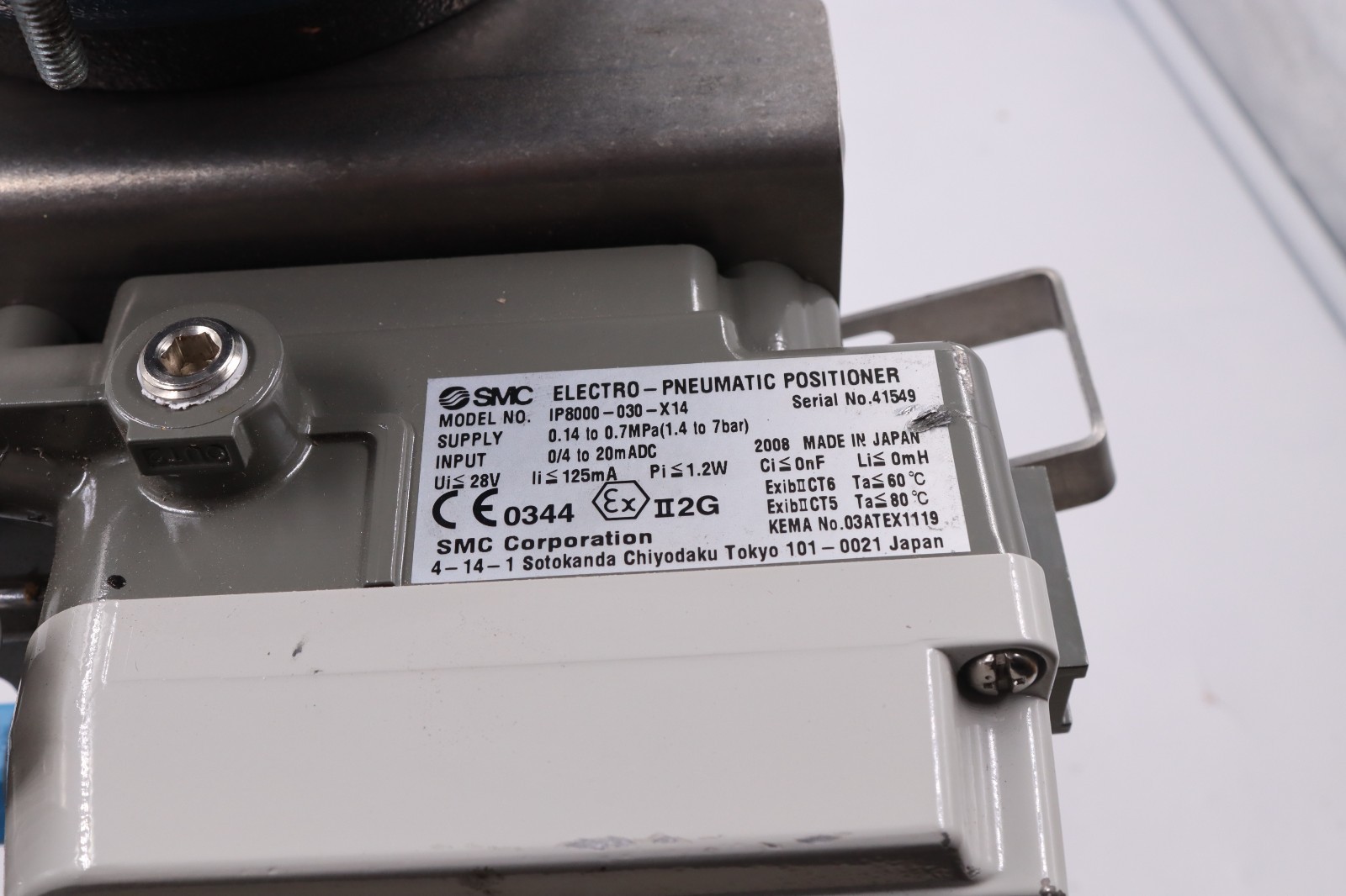 BUROCCO INOXVALVOLE S800 DN 25 PN 40 SMC IP800-030-X14 made in Japan
