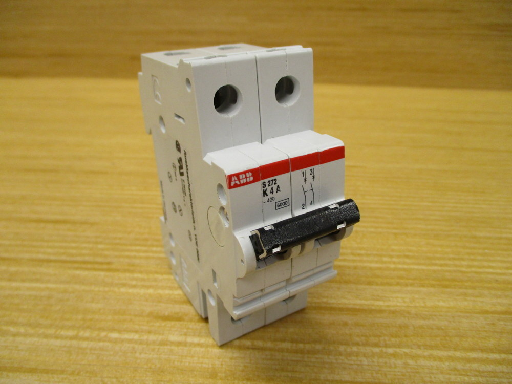 ABB S272 K4A 4A Circuit Breaker S272K4A (Pack of 3)