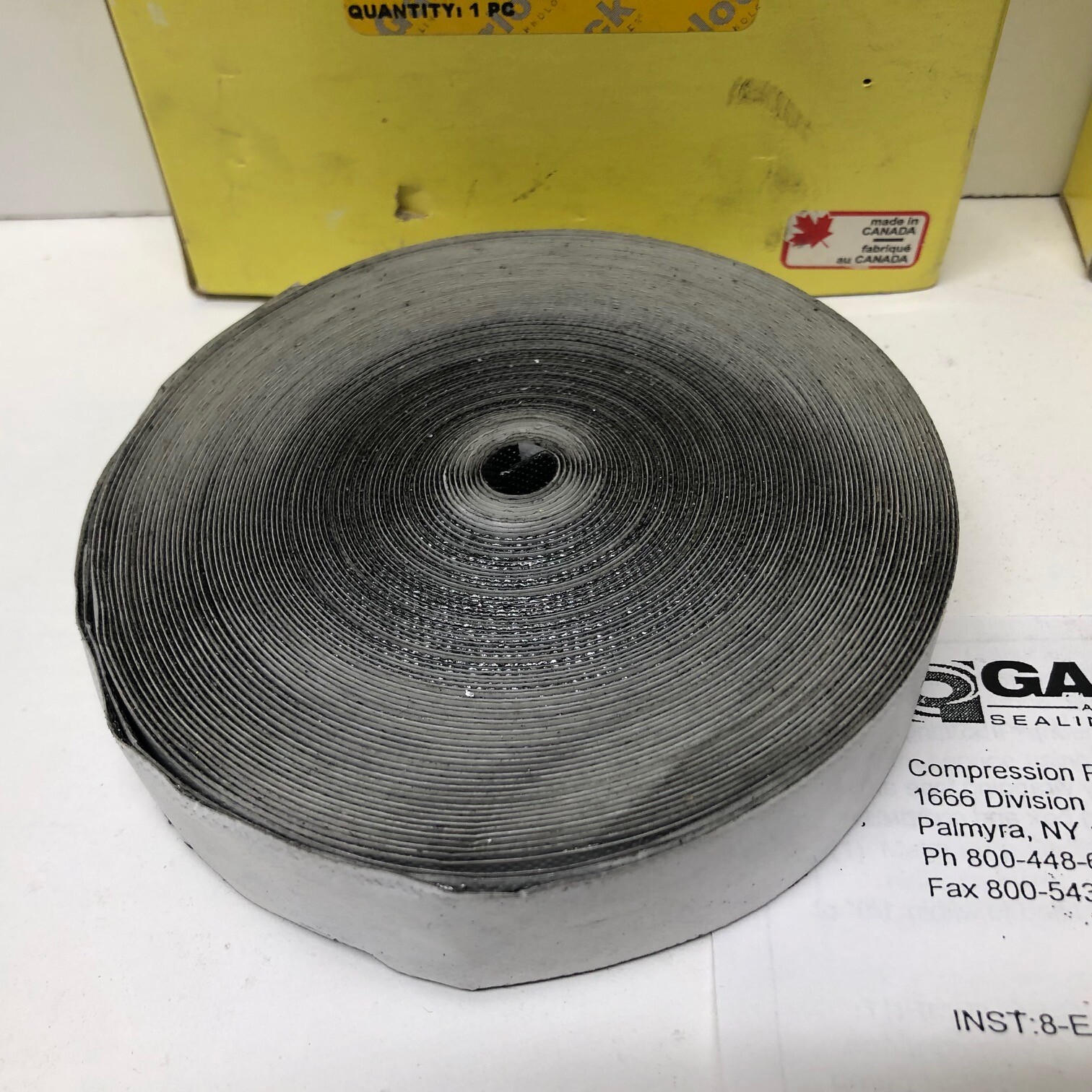 2 NEW ROLLS! GARLOCK PACKING SEALING GL TAPE W/PSA .015 X 1.000 X50′ 49220-0064
