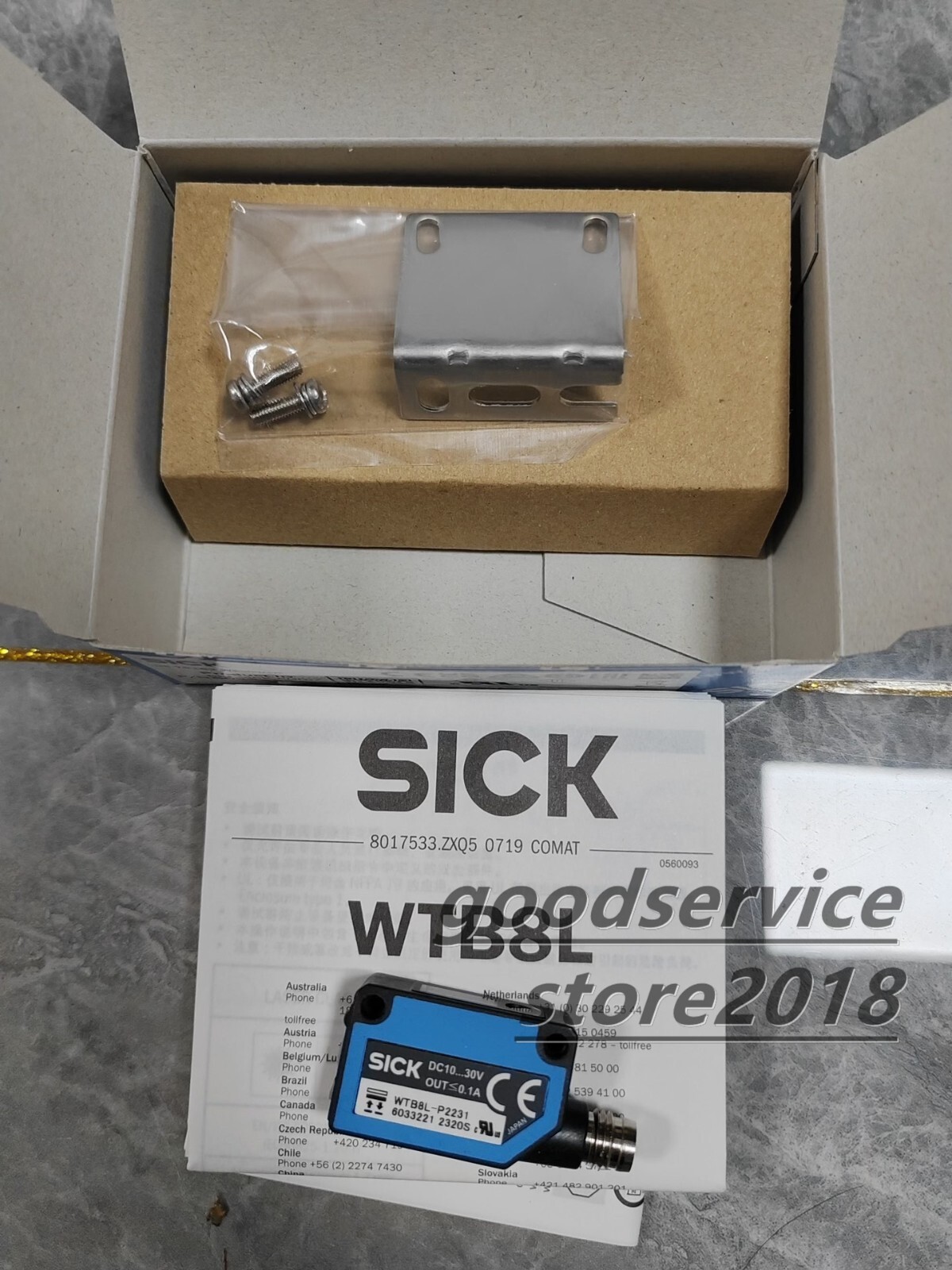 1PC NEW SICK WTB8L-P2231 Optic Electronic Sensor