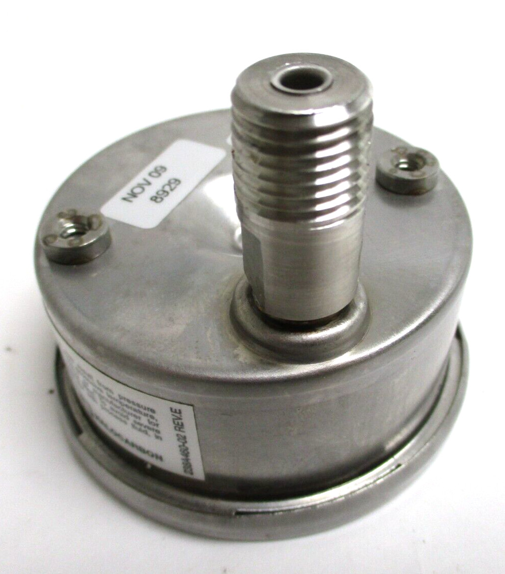 ASHCROFT, 63-1008-SL-02B-400#KSC-#116-01, LIQUID FILLED, BACK MOUNT, SURPLUS
