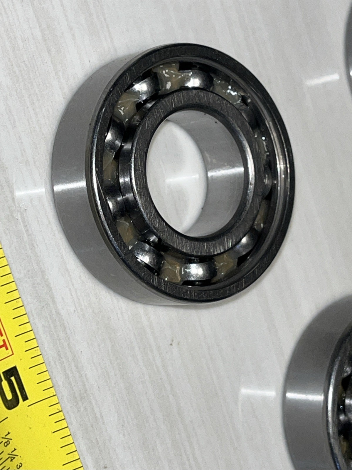 9 QTY! BULK LOT- SST 6205-ZC3 ONE SIDE METAL SHIELD BALL BEARING —NEW
