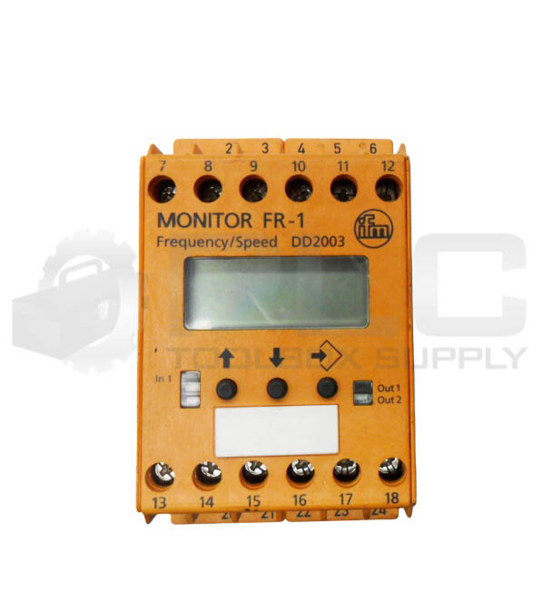 IFM ELECTRONIC DD2003 FREQUENCY/SPEED MONITOR 110-240V 50/60HZ FR-1