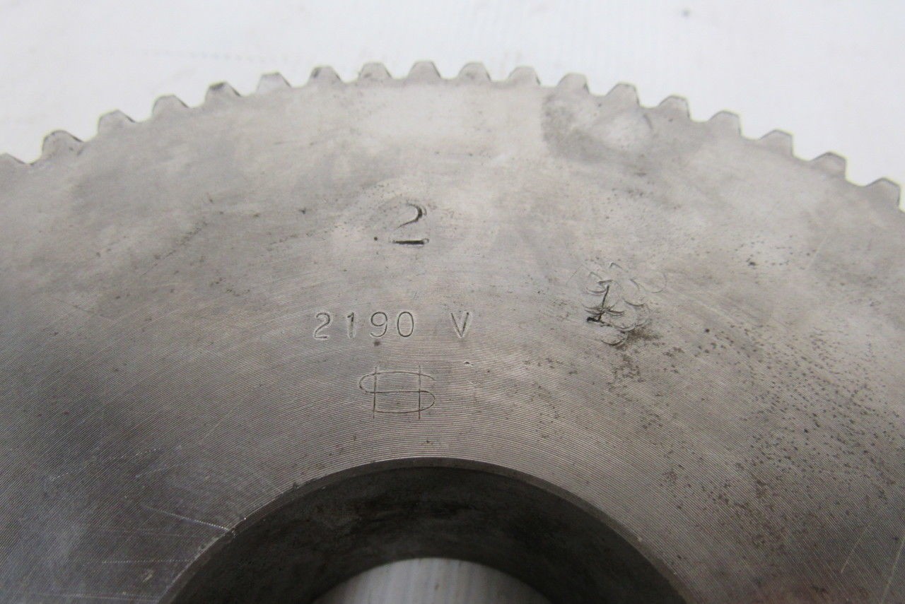2190 V 72 Tooth Helical Gear 7-1/2″ OD X 2-1/8″ Hub Dia.