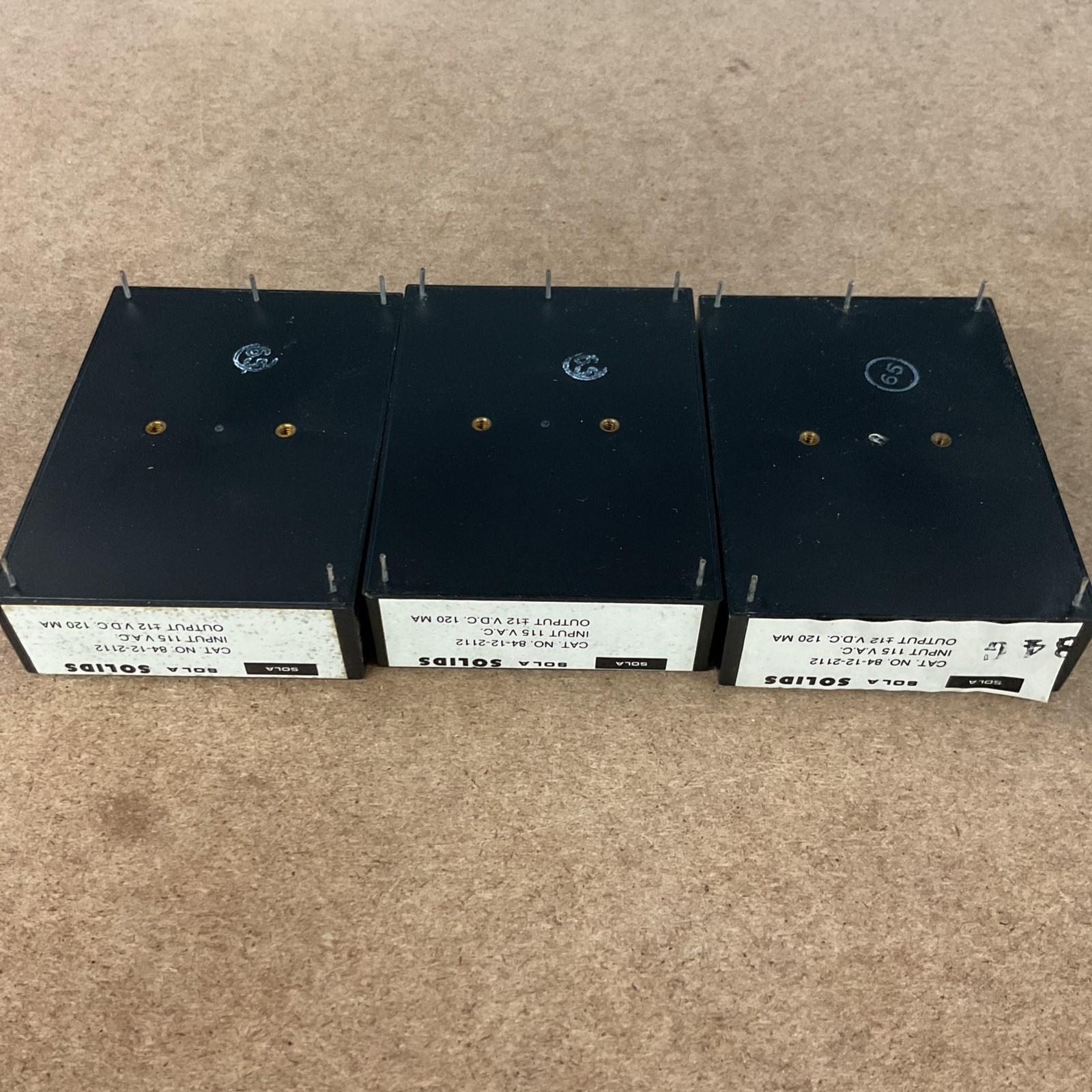 Vintage Power Supply Modular Units Lot of 14 Acopian Sola Solids Analog Devices