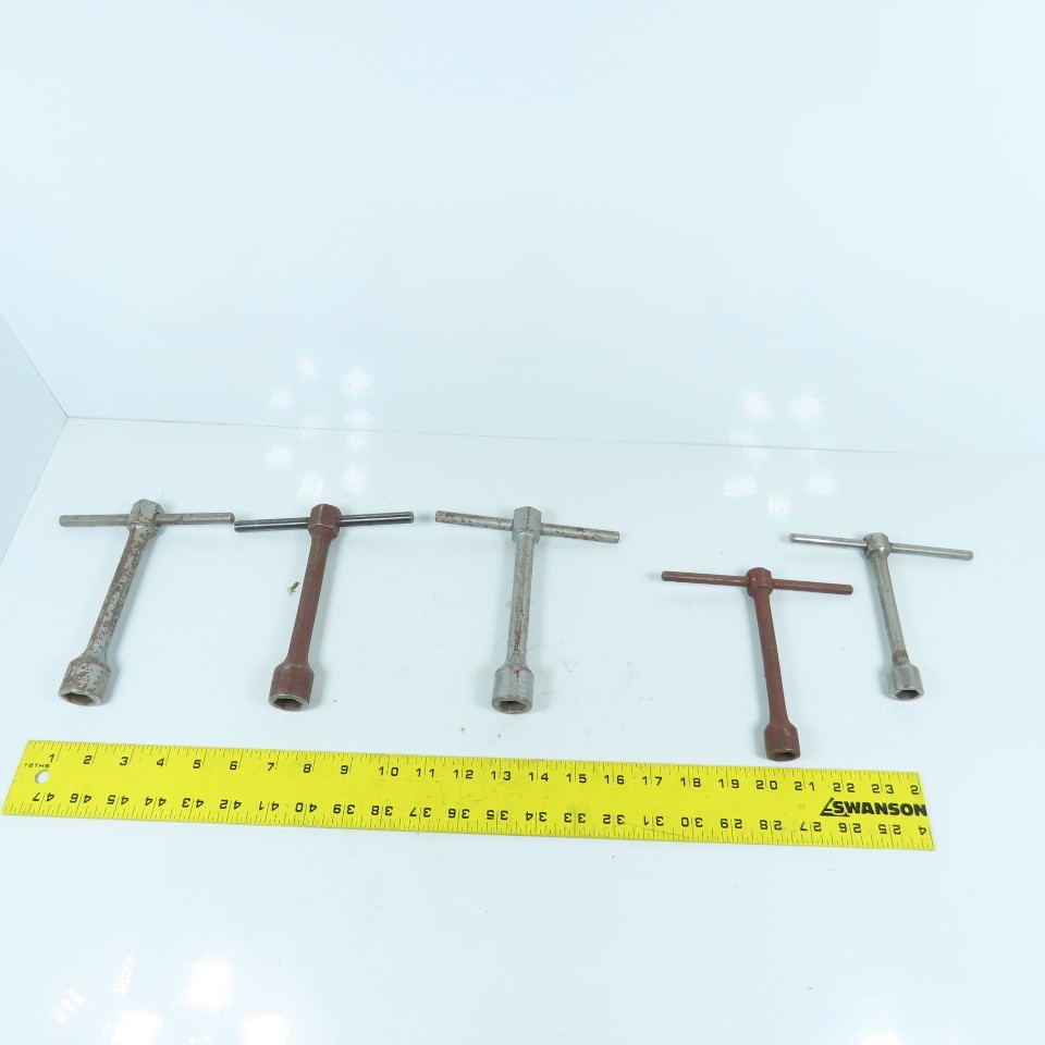 Armstrong & Williams 965D 967-A / 35-022 T-Handle 11/16″ & 9/16″ Wrench Lot Of 5