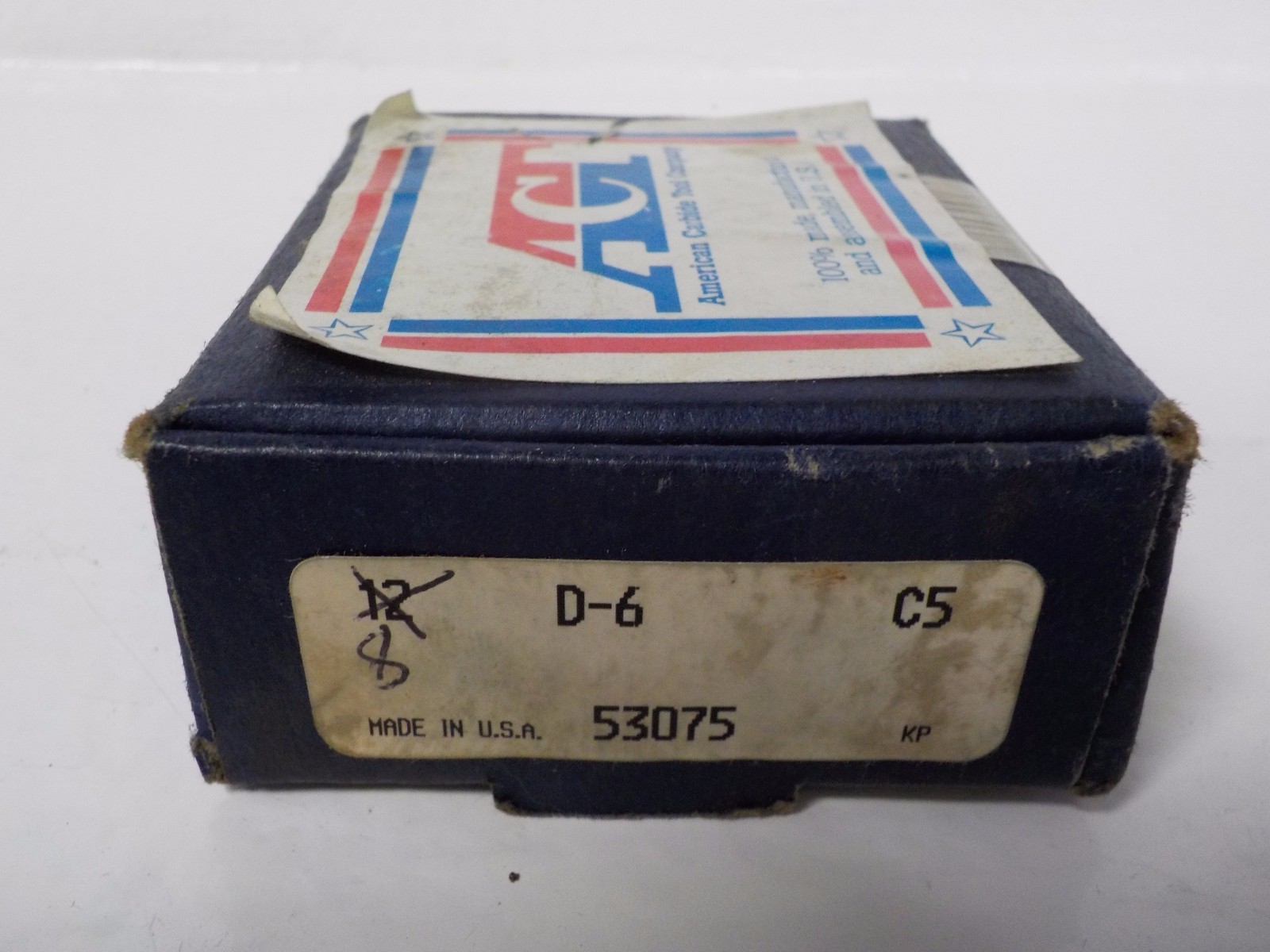 BOX OF 8 AMERICAN CARBIDE TOOL 53075 NEW D-6 C5 CARBIDE TIPPED TOOLS 53075