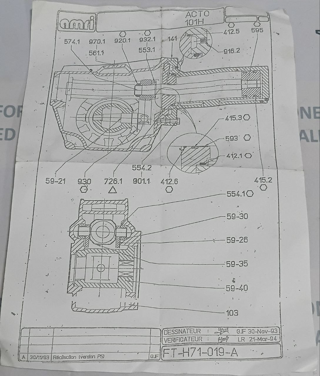 KSB Amri ACTO 101H Transformation Kit FT-H71-019-A 42088306