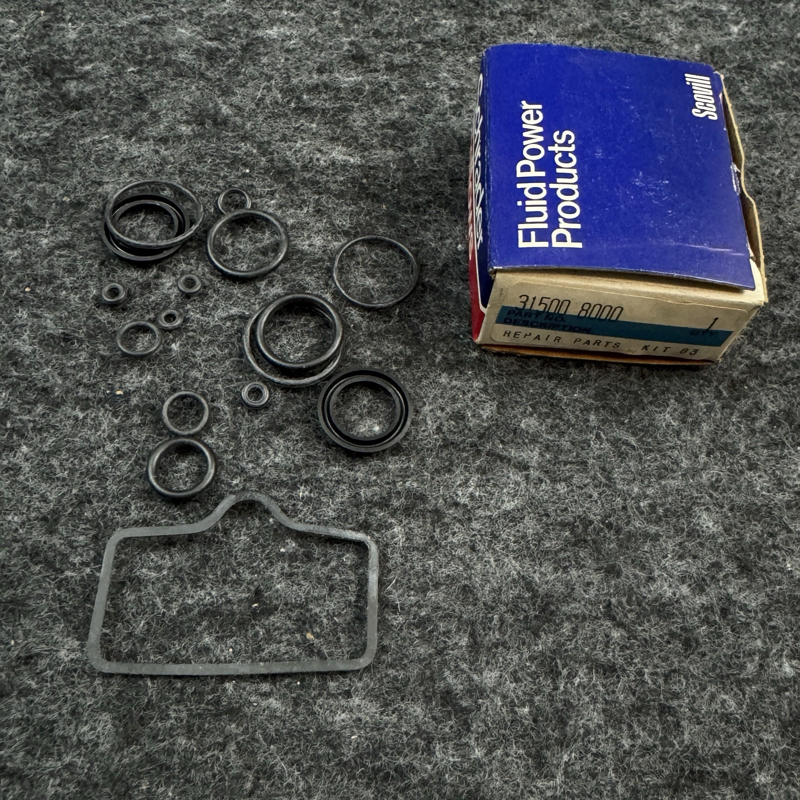 Nos Schrader Bellows repair kit with gaskets and o-rings 31500-8000