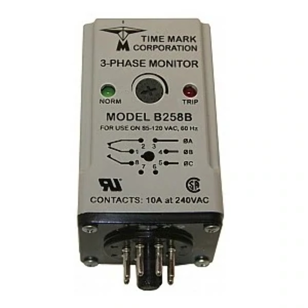 Time Mark Corp. 3-Phase Monitor B258B-120VAC