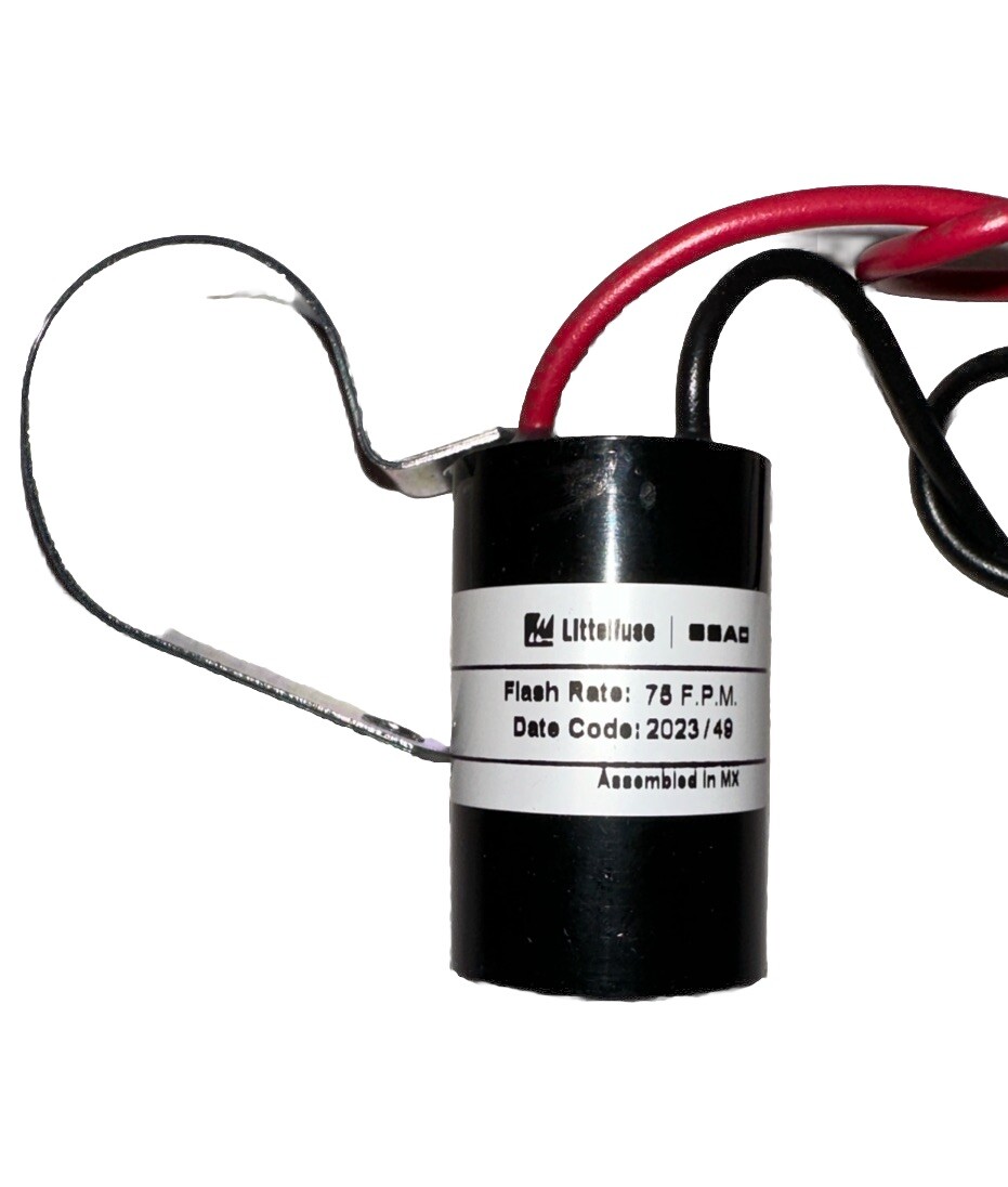 *Single* Littelfuse Solid-State Flasher SF24D/36D-3794 w/ Bracket 75 F.P.M