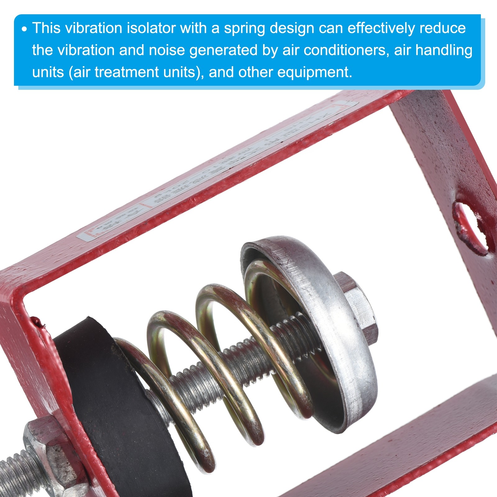 4pc 44lbs Spring Vibration Isolator Shock Absorber Damping Hanger Anti Vibration