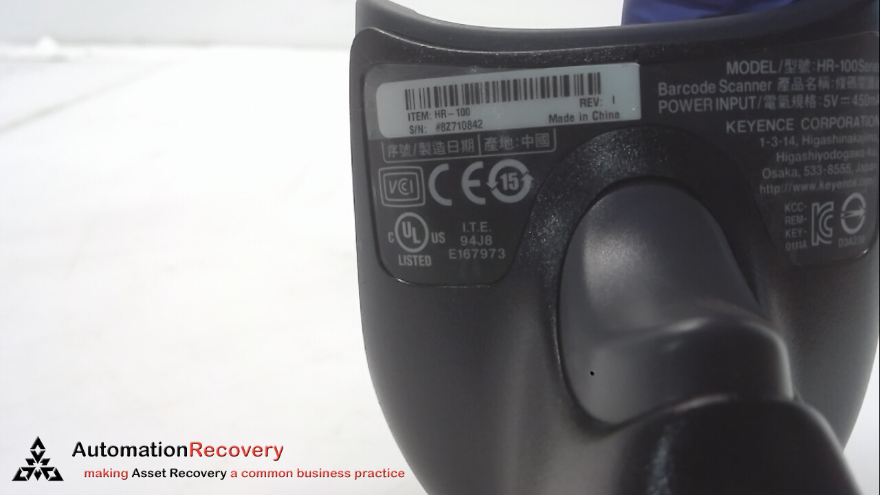 KEYENCE HR-1C3RC WITH ATTACHED PART NUMBER HR-100, NEW* #272472