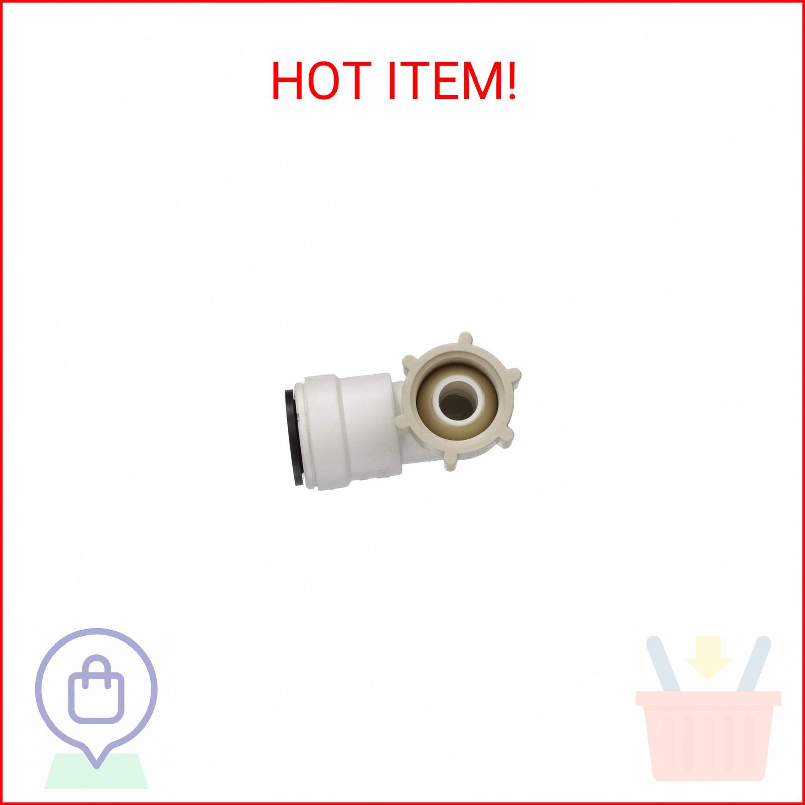 Watts AquaLock 1/2″ CTS x 1/2″ NPS Quick Connect Female Swivel Elbow Connection