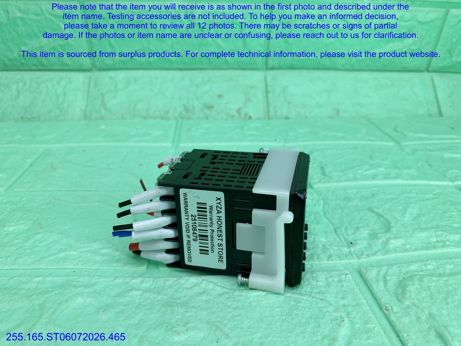 Omron E5CC-QX3A5M-001 Temp Controller as in photos, sn:6479, DHL