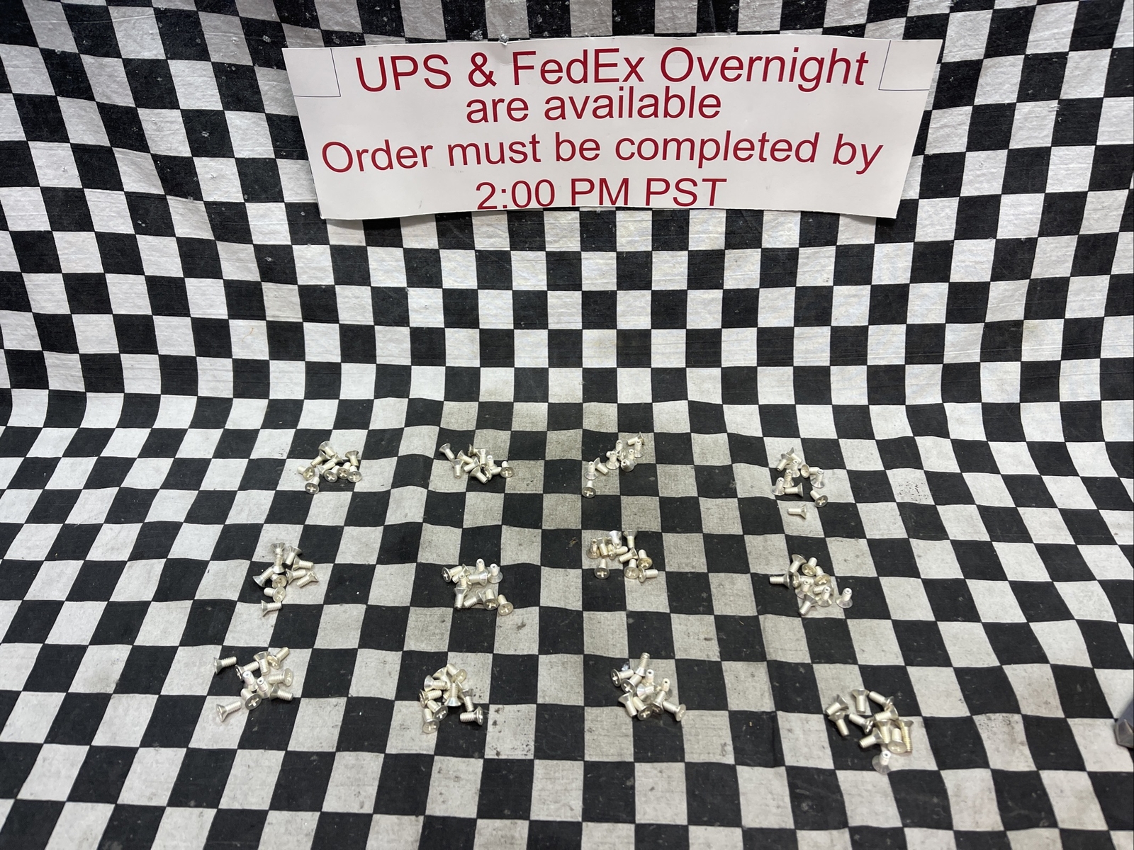 Vented Flat head Phillips screw 8-32 X 5/16″ long silver plated LOT OF 120#1325V