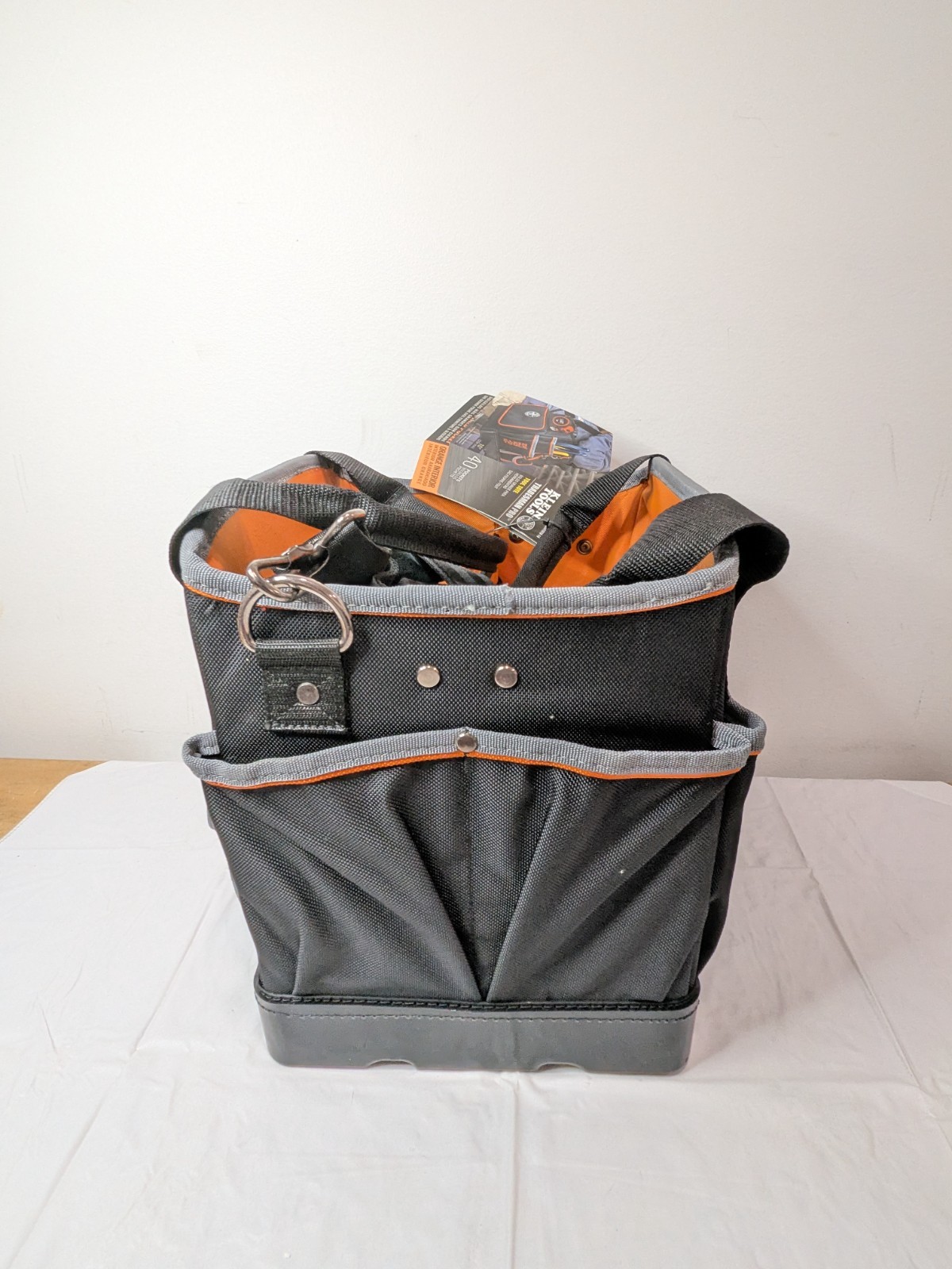 Klein Tools Tool Bag 40 Pocket 10-1/4″ Wide X 10″ Deep, 12-1/4″ High 5541610-14
