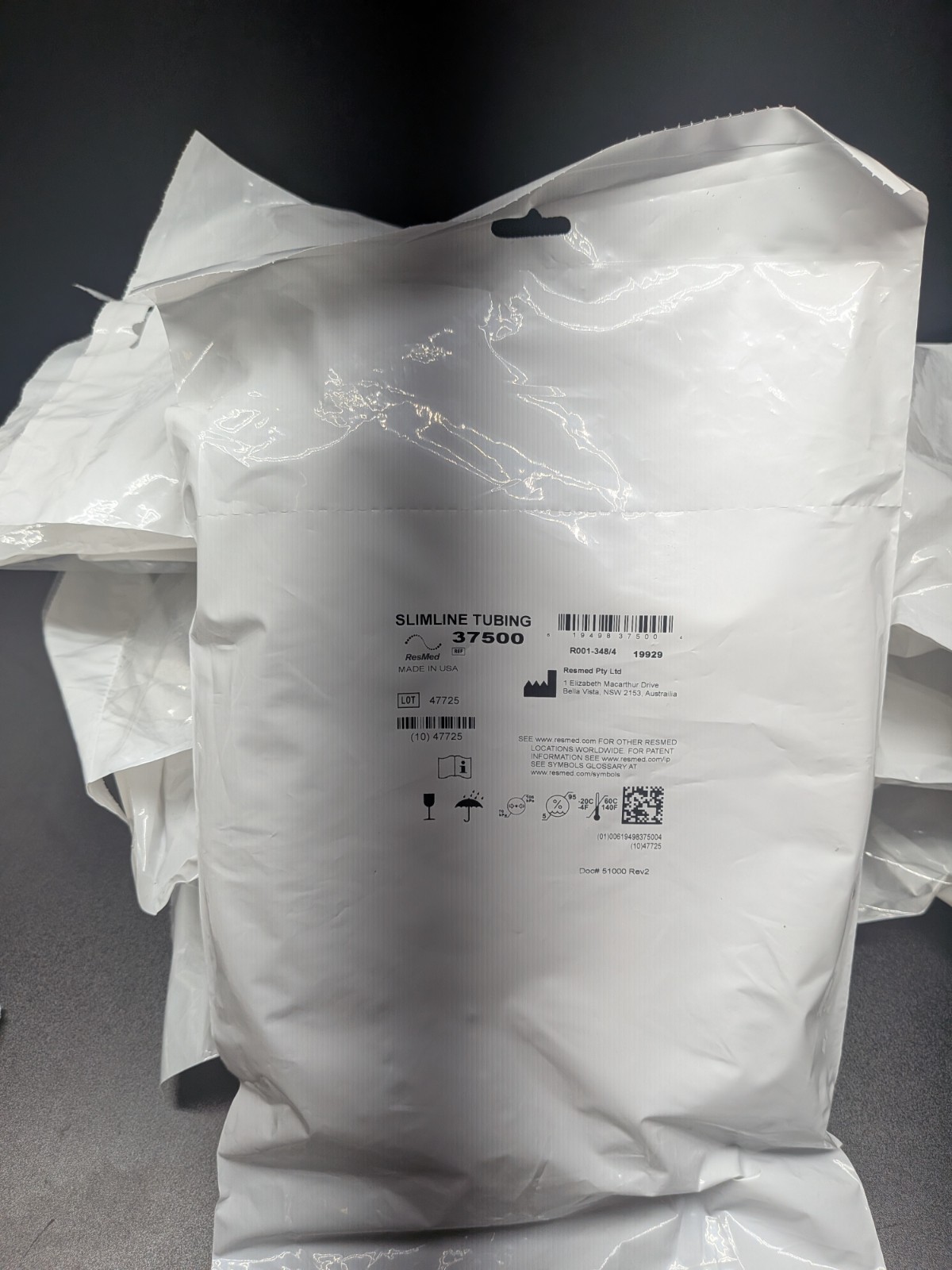 Lot Of 9& SLIMLINE TUBING 37500 NEW Sealed in Package (One hose in each pack)