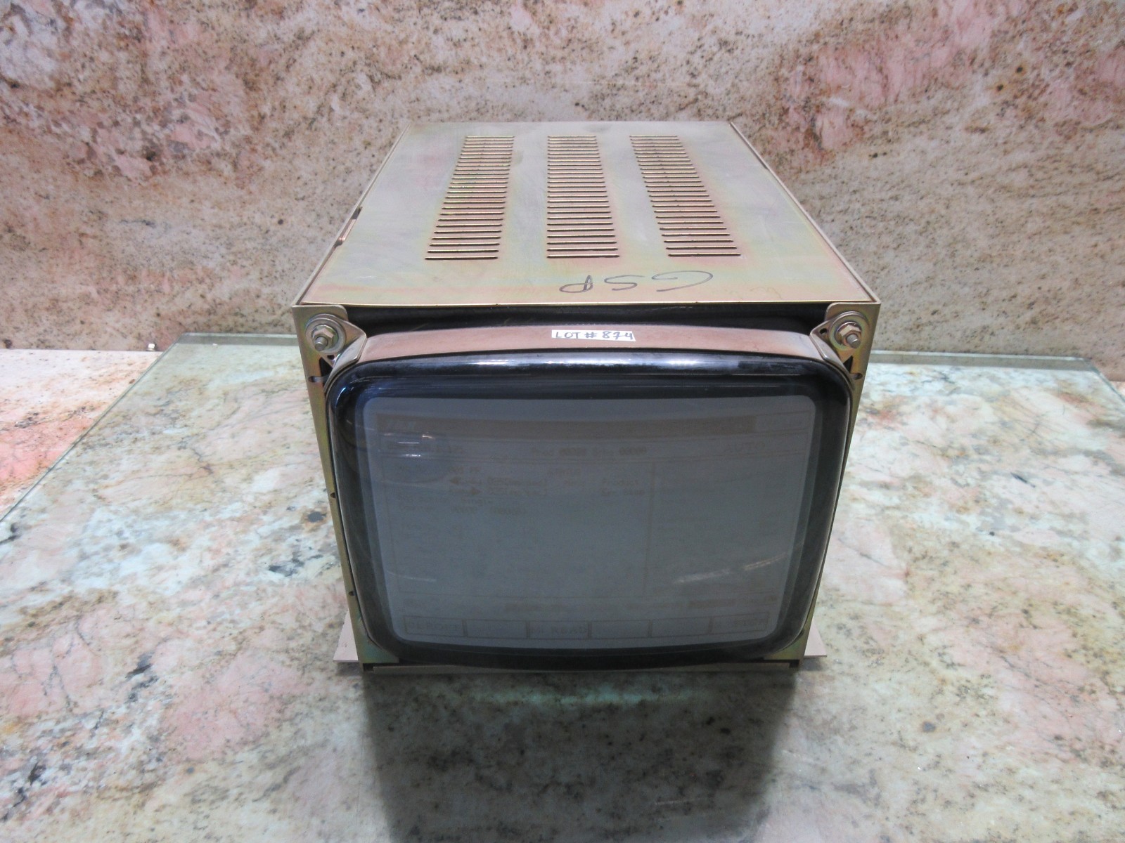 TOTOKU 9″ COLOR DISPLAY MONITOR MODEL CDT-922B-5 WARRANTY