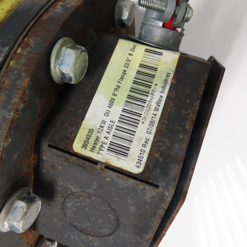 Watlow 6-29-*02-1 12KW 480V Oil Heater 8 Inch Flange From TempTek V10-21000