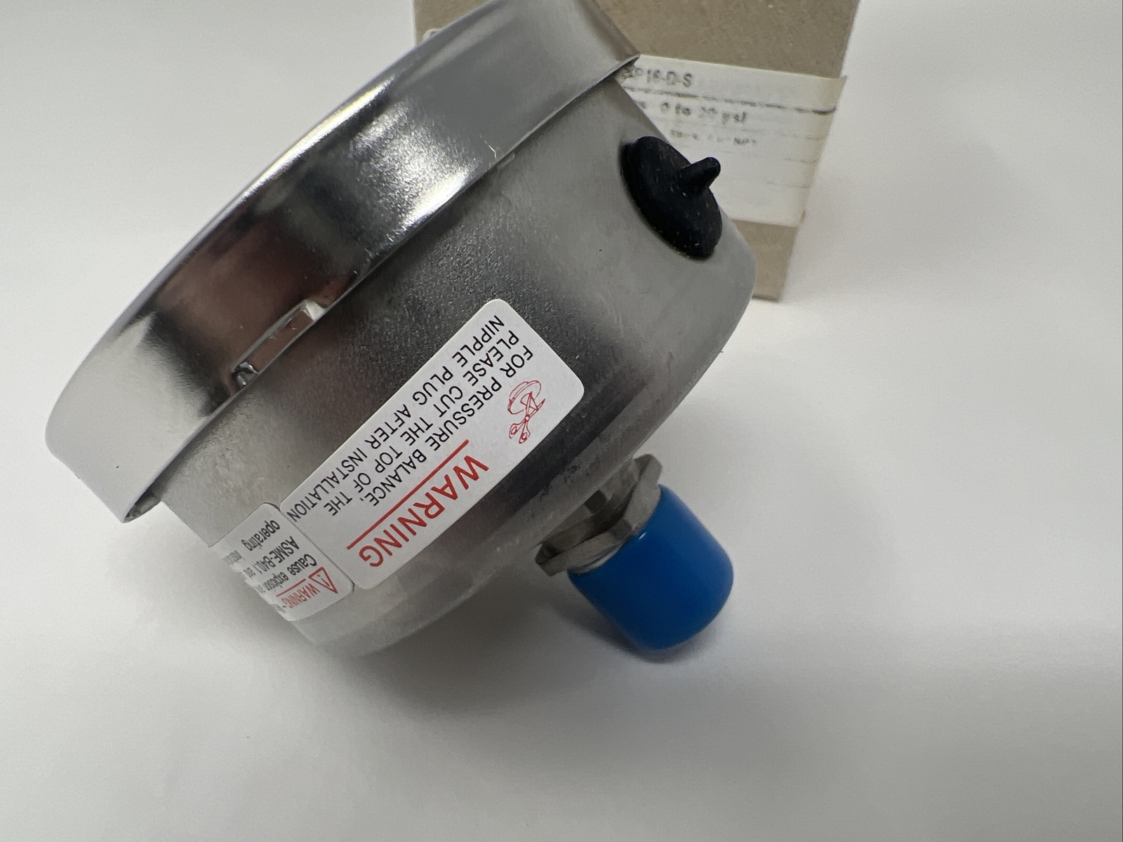 NEW REOTEMP AISI 316SS TUBE AND SOCKET 30 PSI PRESSURE GAUGE